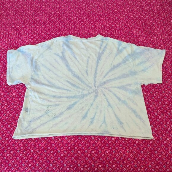 Grateful Dead Dancing Bears Reduce Reuse Recycle Shirt Boxy Crop Festival Boho - Picture 4 of 5